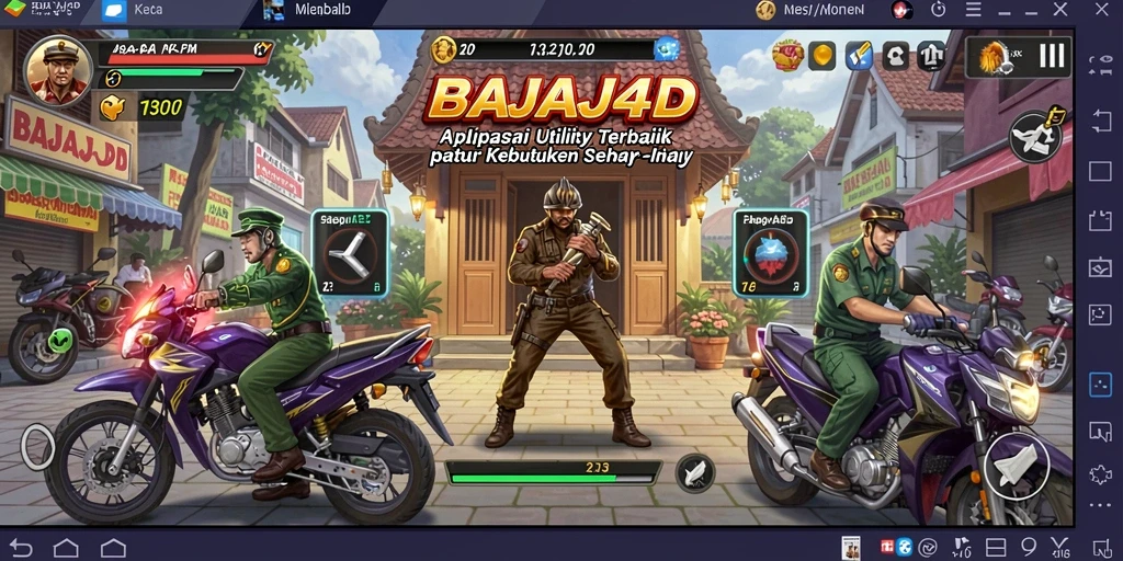 Tampilan aplikasi BAJAJ4D yang modern dan intuitif.