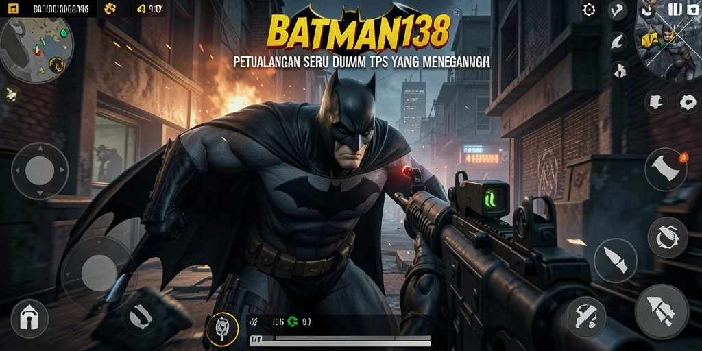 Tampilan gameplay seru di BATMAN138 dengan aksi tembak-menembak yang mendebarkan.