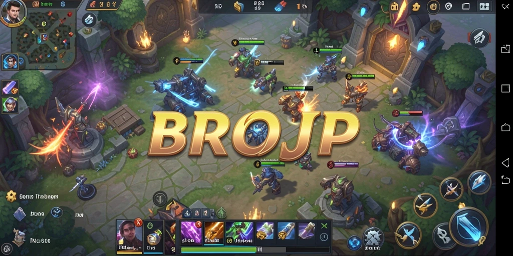 Tampilan gameplay BROJP yang mendebarkan dalam strategi SLG.