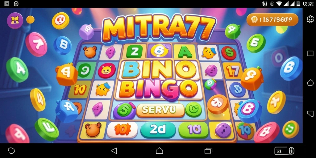 Tampilan gameplay Bingo yang seru dan interaktif di MITRA77.