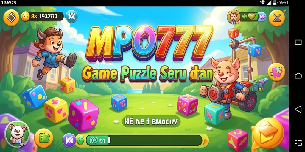 Tampilan gameplay MPO777 yang penuh warna dan menantang.