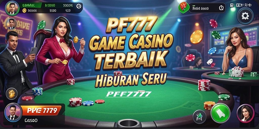 Tampilan gameplay Live Casino yang menarik dan menegangkan di PF777.