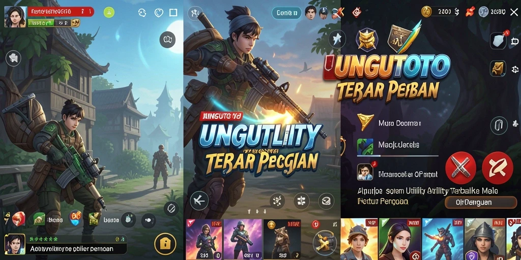 Tampilan antarmuka UNGUTOTO yang sederhana dan mudah digunakan.